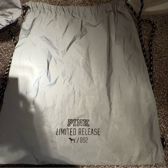 PINK Silver Reflective Anorak and Bag - Picture 7 of 10